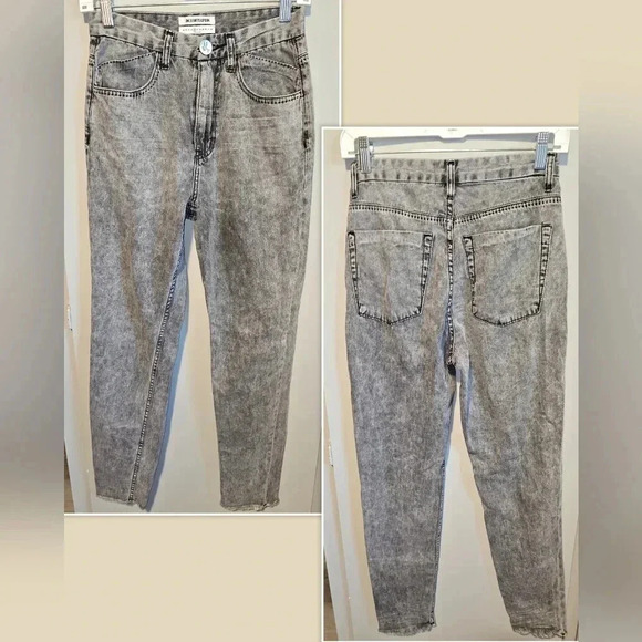 One X OneTeaspoon Society Legend Denim Jeans Grey Society Size 26 - Picture 7 of 13